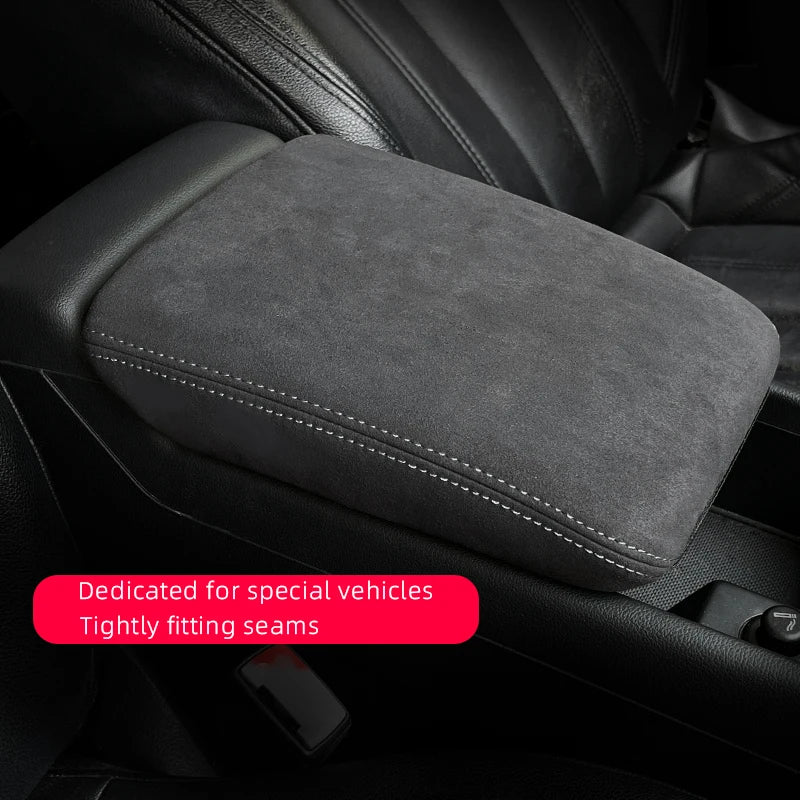 For Audi A4 B8 A5 2006-2012 2013 2014 2015 2016 Central Control Leather Armrest Box Pr close-up view