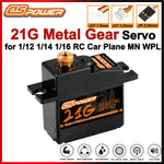 DSPOWER 21G Metal Gear Digital Servo for MN99S MN78 MN168 MN82 WPL HYPER GO Wltoys 144001 1/16 1/14 1/12 RC Car Boat Robot Toy