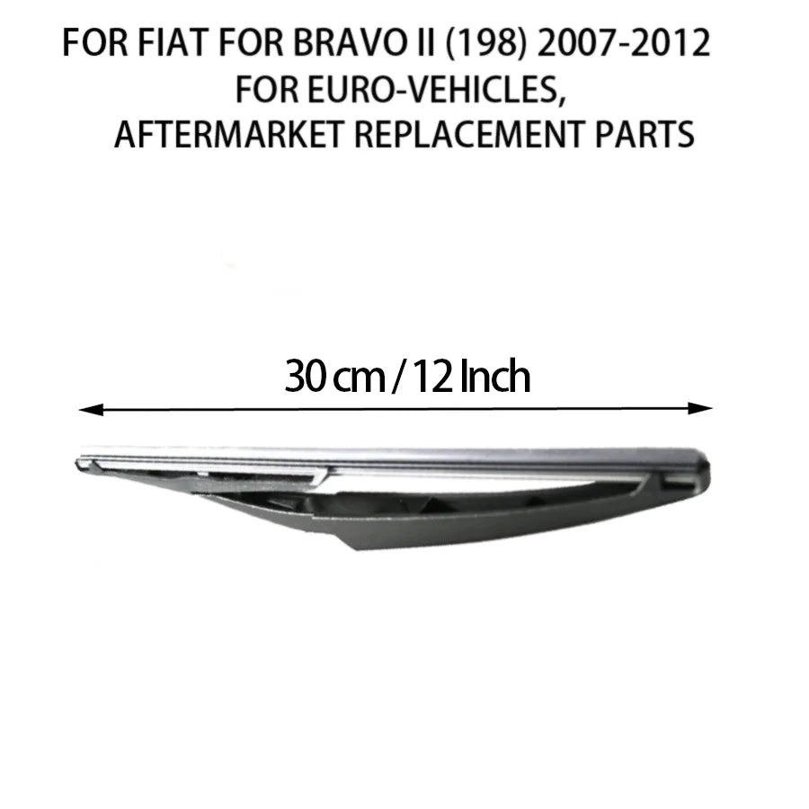For FIAT For BRAVO II (198)2008-11-07-12 Rear Windshield Wiper Assembly with Rocker Arm Blade Rear Windscreen Wiper Arm & Blade