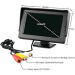 4.3 Inch Universal Car Monitor High-Definition Reversing Image Display Easy to Instal lifestyle view