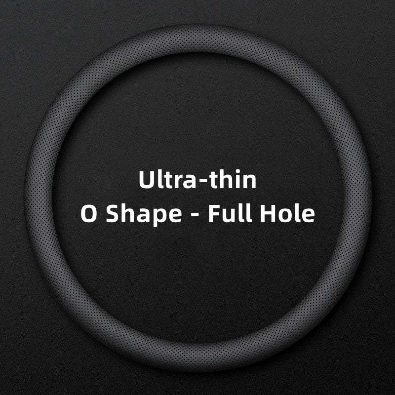 Ultra-Thin Steering Wheel Cover 37-38cm Breathable