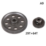 HSP Steel Metal Spur Differential Main Gear 17T/21T/26T/29T/64T Pinion Gear
