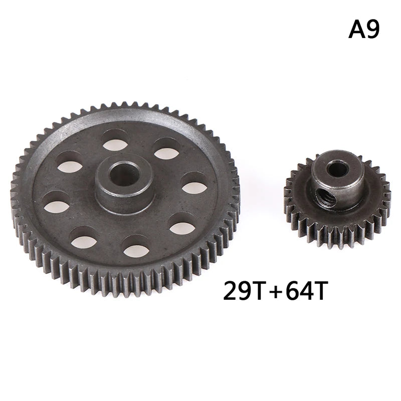 HSP Steel Metal Spur Differential Main Gear 17T/21T/26T/29T/64T Pinion Gear