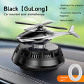 Solar Powered Air Freshener | Airplane Helicopter Rotatable Car Dashboard Decoration lifestyle view