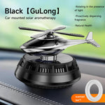 Solar Powered Air Freshener | Airplane Helicopter Rotatable Car Dashboard Decoration lifestyle view