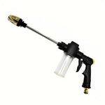 High-Pressure Car Washing Water Gun | RV External Cleaning Foam Kettle Garden Hose No alternate view