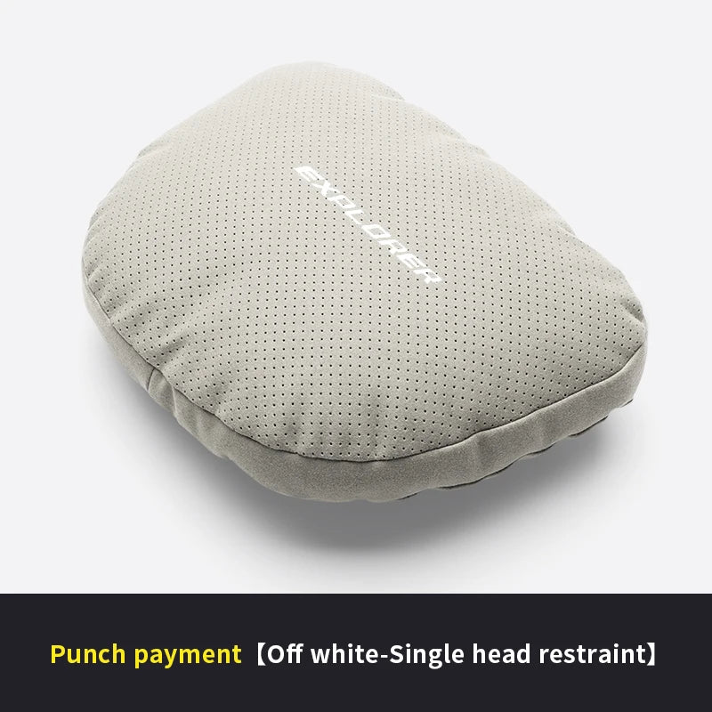 Car Interior 5Color Selectable Headrest For Ford Explorer Auto Headrest Neck Support Lumbar Cushion Soft Neck Pillow Accessories