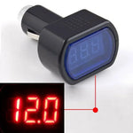 12V 24V Car Battery Voltage Meter | LED Digital Cigarette Lighter Volt Gauge Monitor lifestyle view