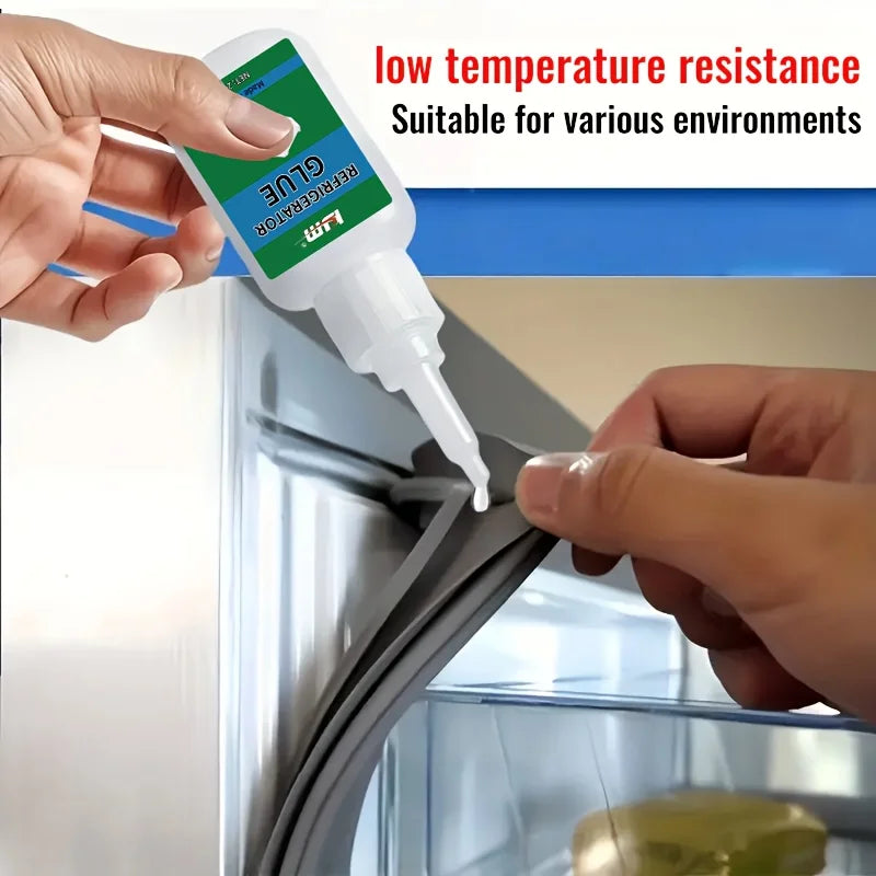 Freezer & Refrigerator Glue - Fast-Drying Heavy Duty Cold-resistant Adhesive with N additional angle