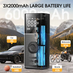 CARSUN Portable Tire Inflator | Wireless Rechargeable Air Pump for Car, Motorcycle, Bike detail view