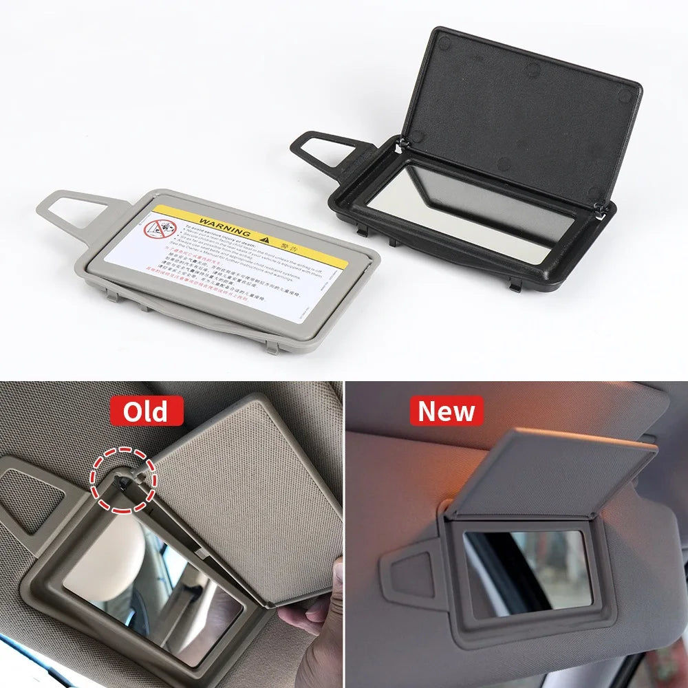 W211 Car Sun Shade Visor Makeup Cosmetic Mirror Cover For Mercedes Benz E Class 2003-2008 E320 E350 E500 E550 2118100310