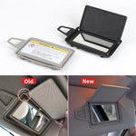 For Mercedes W211 W219 New Car Sun Visor Mirror Cover Makeup Mirror Cover For Benz E CLS Class E200 CLS300 2118100410