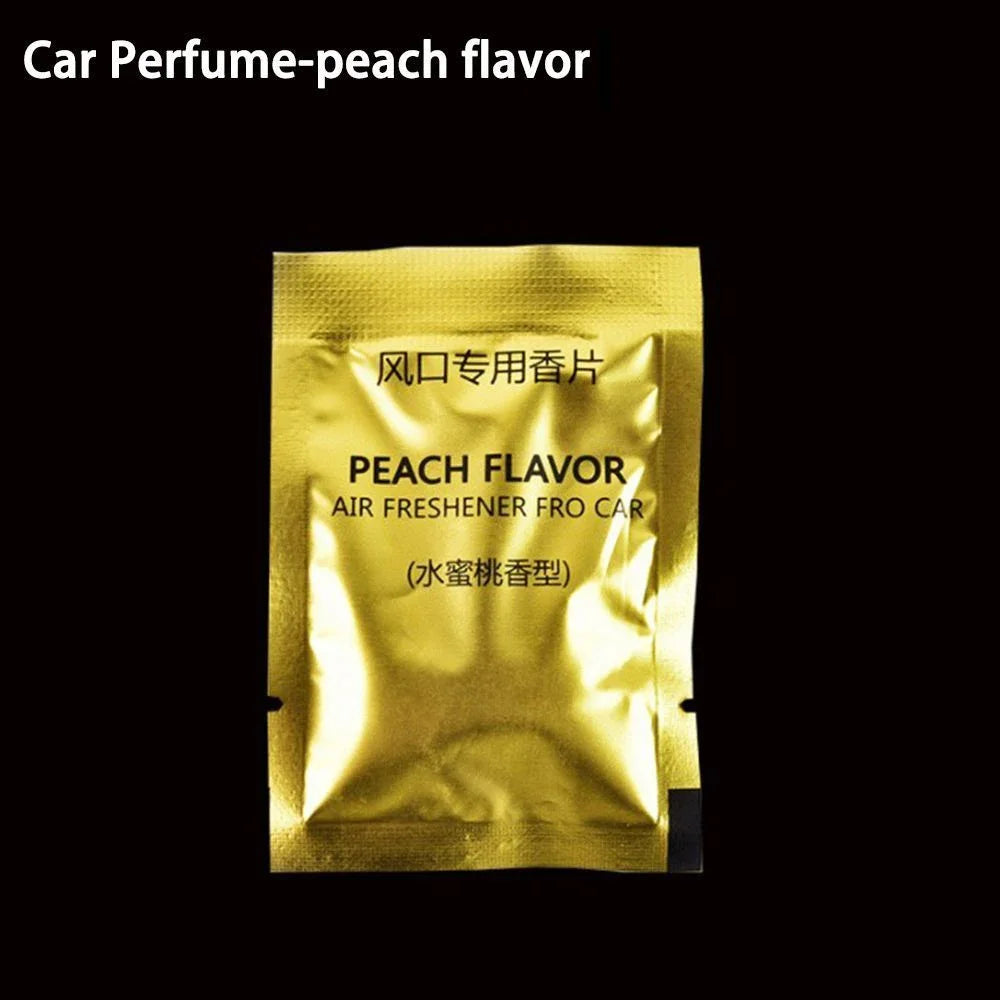 Cute Apple Shape Car Perfume Air Freshener Car Air Conditioning Outlet Clip Supplements Marine Lavender Peach Classic Flavor