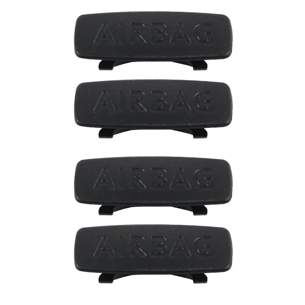 Car A B C Pillar AIRBAG Badge Trim Cover Cap Replace for VW Jetta Golf Caddy Passat CC close-up view