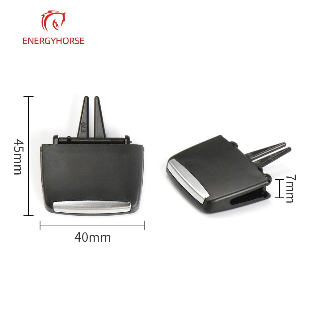For BMW X5 X6 E70 E71 Air Conditioning Vent Toggle Piece Outlet Card Pad Clip Repair Bag Wind Direction Adjustment Plectrum Knob
