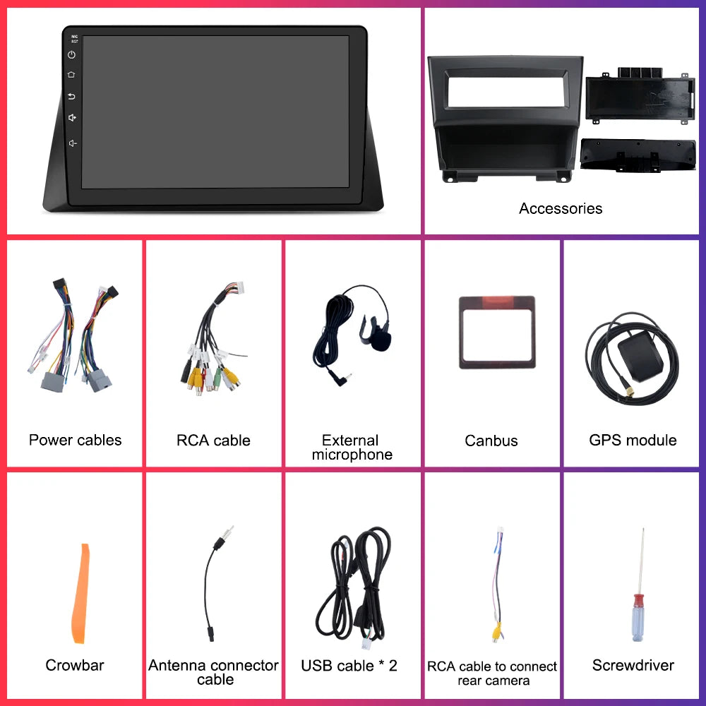 Junsun Android 15 Car Multimedia Player Touch Screen Head Unit Stereo Radio for Honda Ac detail view