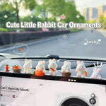 Cute Bunny Car Interior Accessories close-up view