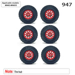 MN Series 82 82S Off-road Vehicle Parts - Metal Upgrade Accessories: Front and Rear Axles, Transmission Shaft, Tie Rods, Frame