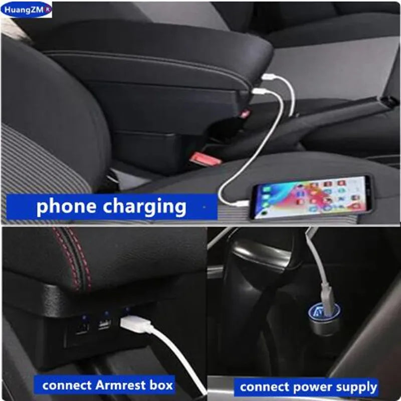 For Renault Duster Armrest For Nissan Terrano 3 Dacia Duster Oroc Car Armrest Box 201 lifestyle view