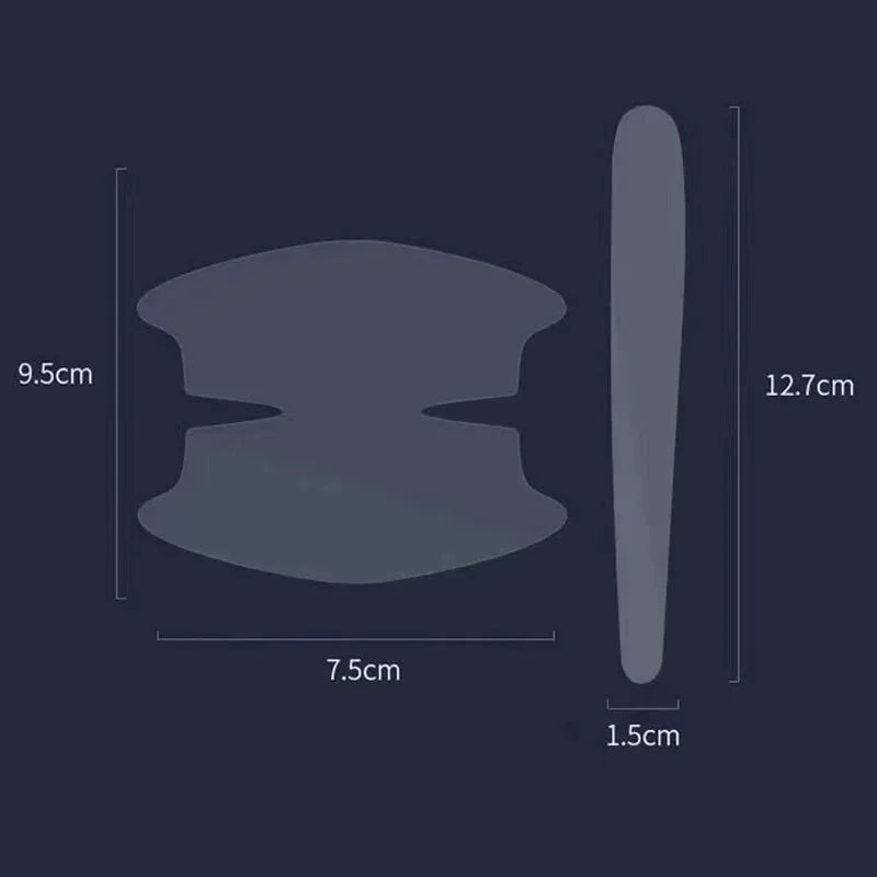 8PCS Door Handle Sticker, Scratch-Proof Car Door Protective Sticker, Door Bowl Protect close-up view