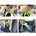Reflective Dog Seat Belt for Cars | Adjustable Nylon Safety Harness with Bungee lifestyle view