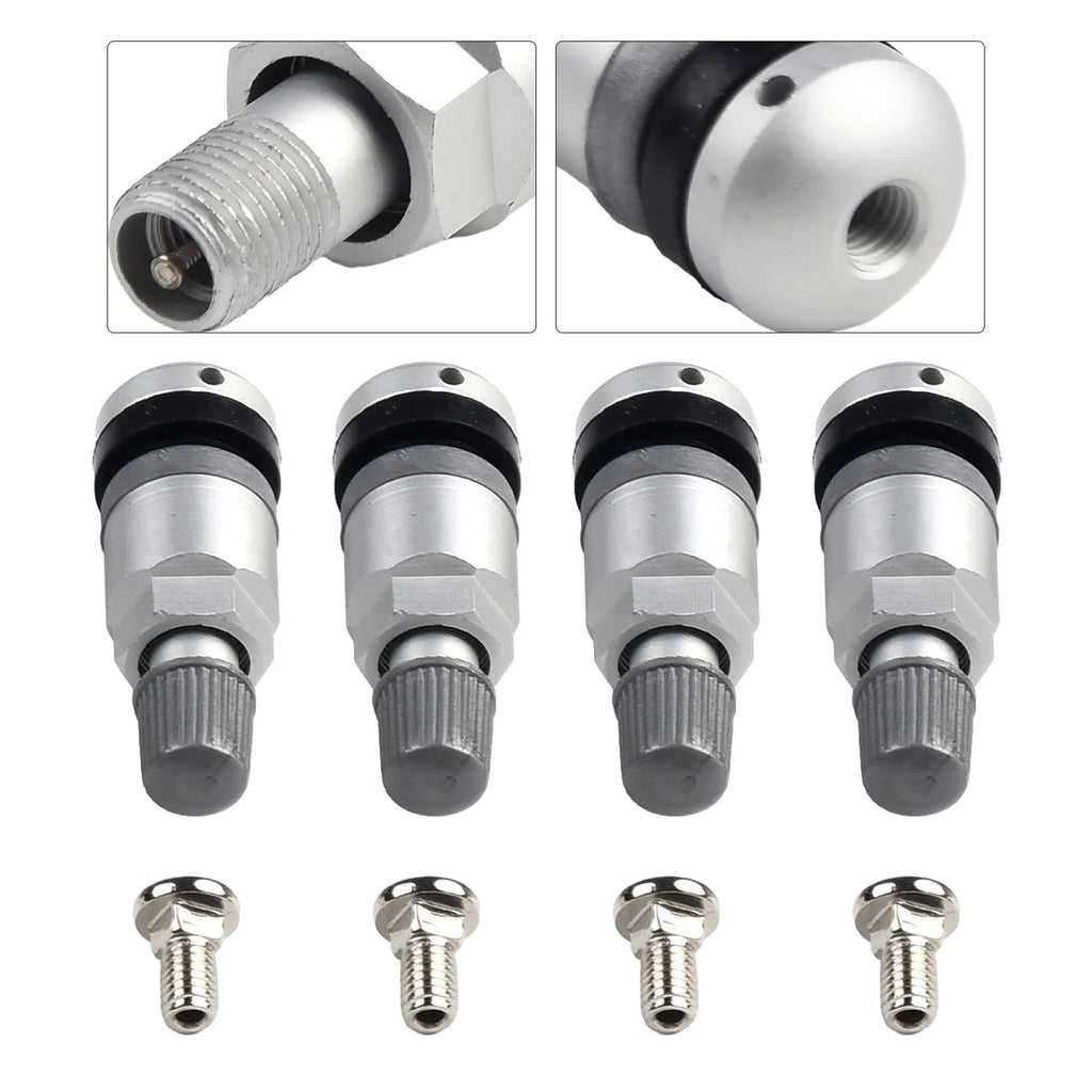 4pcs TPMS Tire Pressure Sensor Valve Stem Repair Kit | For BMW 5 Series Car Tubeless alternate view