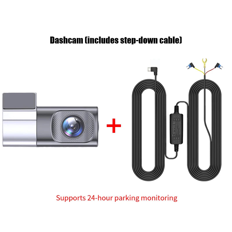 Mini Hidden 1080P Dash Cam | Night Vision, 24H Parking, Loop Recording, App Control alternate view