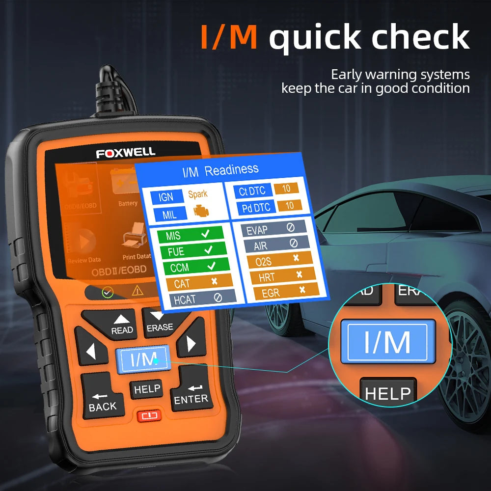 FOXWELL NT301 OBD2 Scanner OBD II Check Engine Fault Code Reader Diagnostic Tool Professional OBD2 Automotive Scanner Car Tool