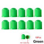 10/25/50/100Pcs Universal Plastic Tire Valve Caps for Cars, Trucks, Motorcycles, and Bic detail view