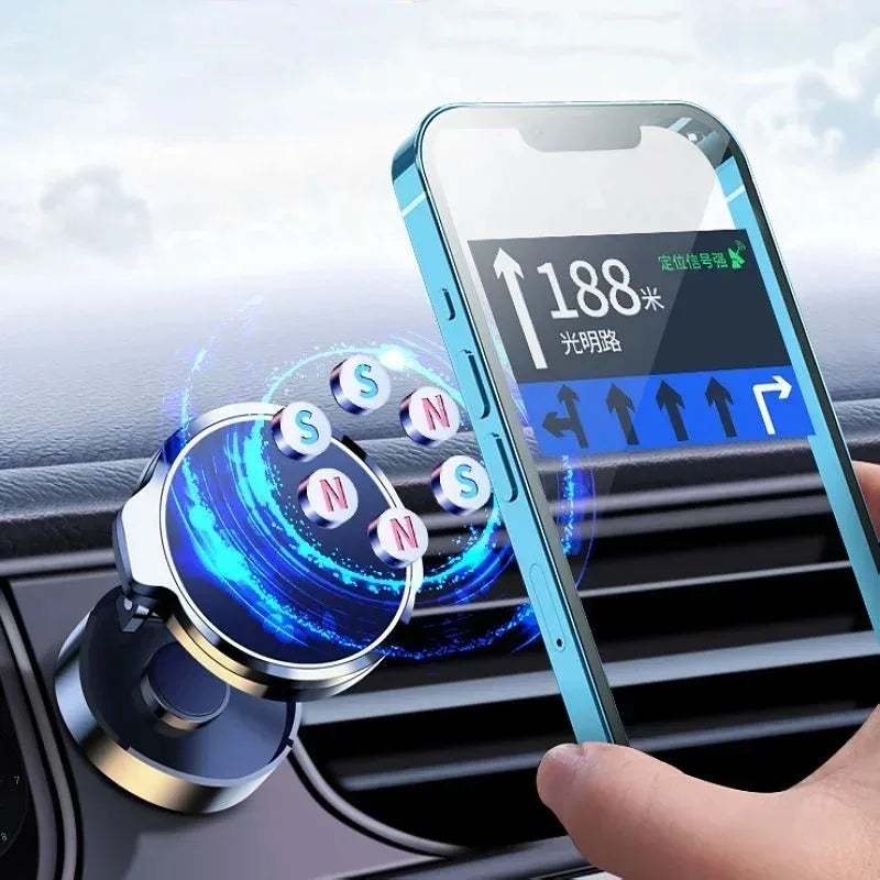 Strong Magnetic Phone Stand | 720° Foldable Car Mount Holder alternate view