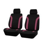 AUTO PLUS Sports Universal Polyester Car Seat Cover Set Fit Most Car Plain Fabric Bic alternate view