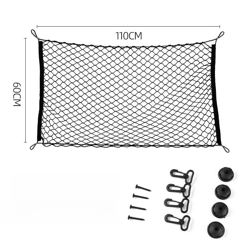 Trunk Cargo Elastic Net, Trunk Organizers and Storage - Luggage Net for Crossover - Best detail view