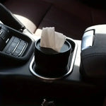 Mini Car Trash Can With Lid Leakproof Cup Holder Bin detail view