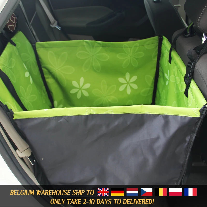 CAWAYI KENNEL Dog Car Seat Cover | Pet Carrier Travel Mat for Back Seat Hammock alternate view