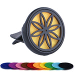 Refillable Car Air Freshener | Vent Clip Diffuser with 10 Gaskets additional angle