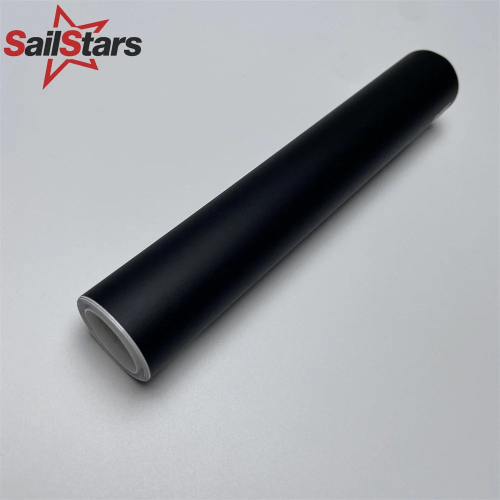 Matte Black Car Sunshade Vinyl Film | Perforated Self-Adhesive Windshield Decal lifestyle view