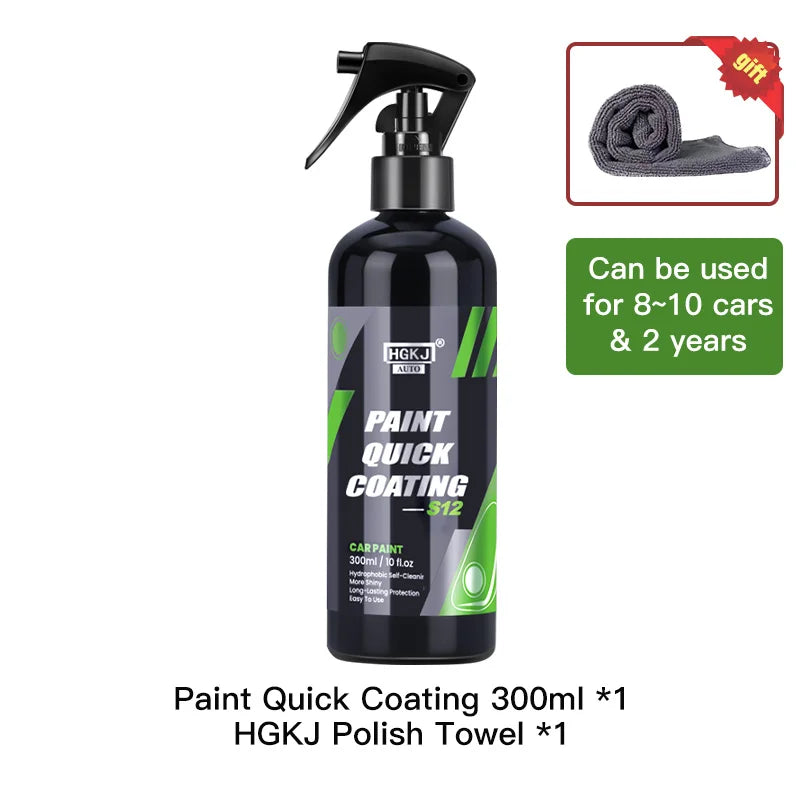 300ML Car Ceramic Coating Wax Liquid Glass Auto Body Polish Paint Hydrophobic Shine Long Lasting Protection Car Product Hgkj S12