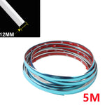 Exterior Car Chrome Body Strip Bumper Auto Door Protector Moulding Styling Trim car Lamp detail view