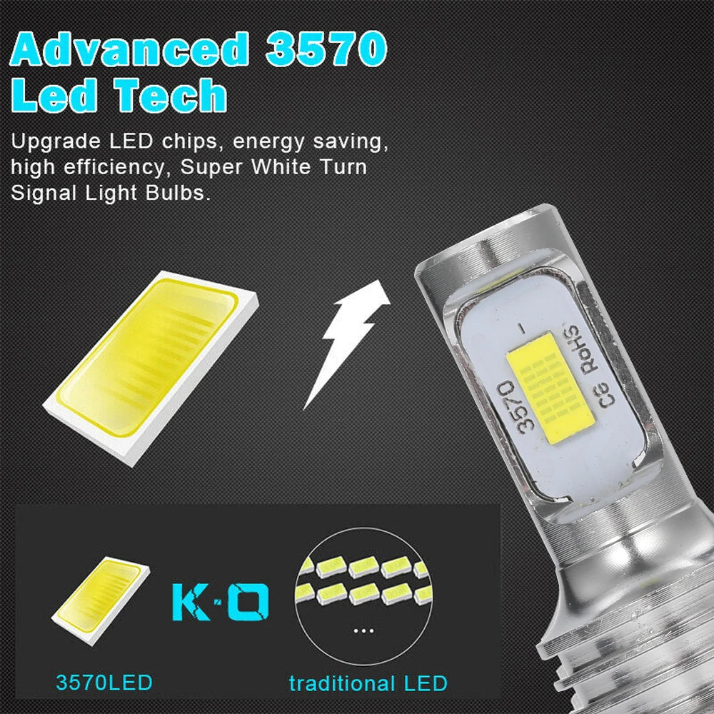 2Pcs H7 H1 H8 H9 H11 9005 9006 LED Bulbs HB3 HB4 CSP LED Super Bright Headlight DRL L lifestyle view