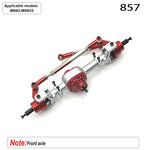MN Series 82 82S Off-road Vehicle Parts - Metal Upgrade Accessories: Front and Rear Axles, Transmission Shaft, Tie Rods, Frame