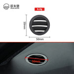 Car Front Dashboard AC Vent Grille Small Round Cover For Mercedes Benz E Class W212 20 close-up view