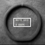 Ultra-Thin Suede Steering Wheel Cover Non-Slip D-Shaped round Breathable Car Wheel Pro close-up view