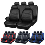 All Season Quited PU Leather Car Seat Cover Full Surrounded Seat Protector Waterproof Universal Fit