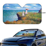Starry Night Van Gogh Art Windshield Sun Shade | Car SUV Truck Front Window Protector detail view