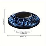 Solar Auto Rotating Spaceship Car Aromatherapy | Solar-Powered Car Air Freshener additional angle