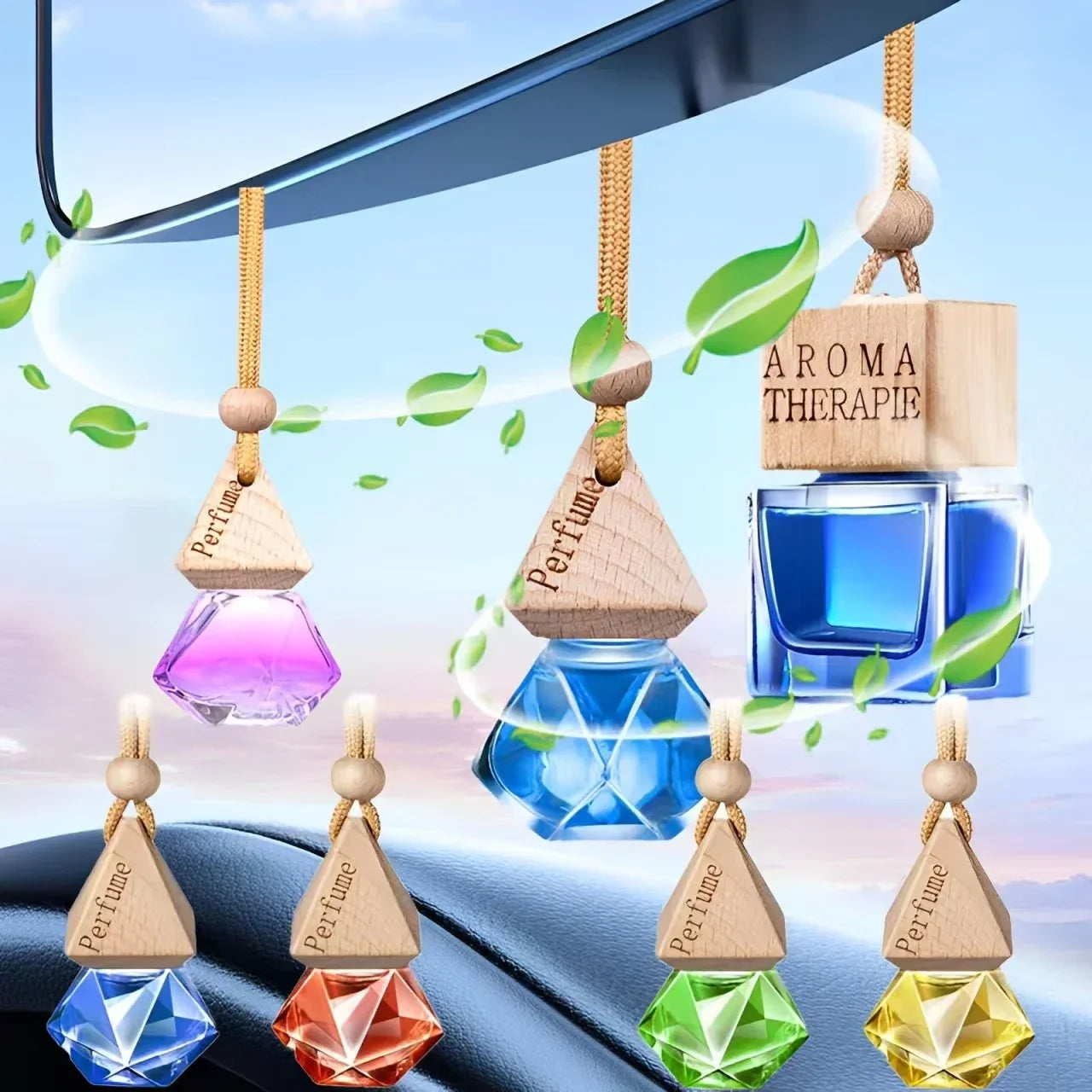 Car Aromatherapy Fragrance Pendent Bottle Perfume Diffuser Long-lasting Fragrance Air alternate view