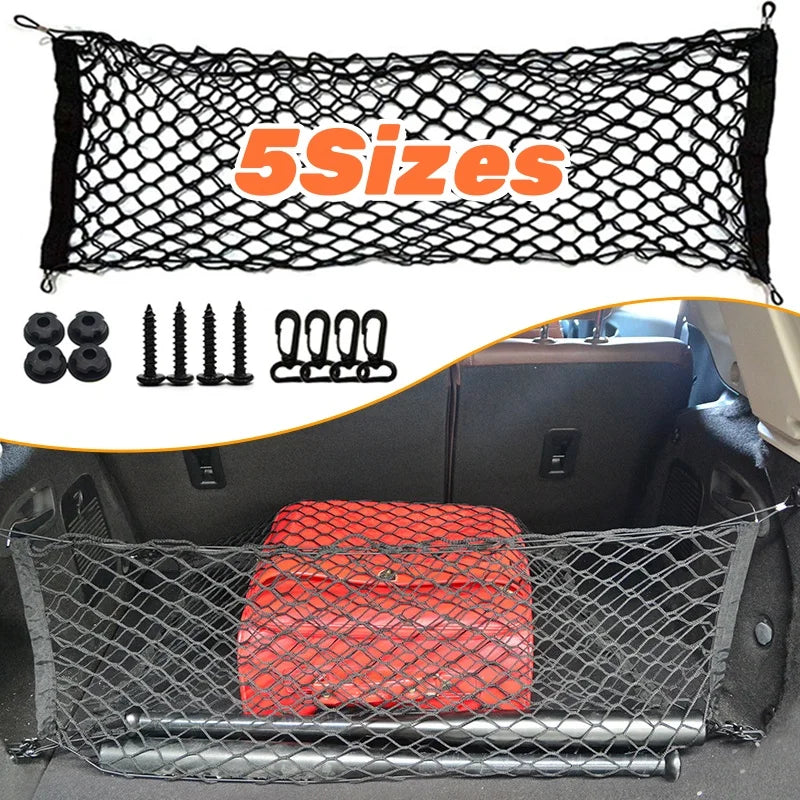 Car Trunk Elastic Cargo Net Nylon Mesh Organizer