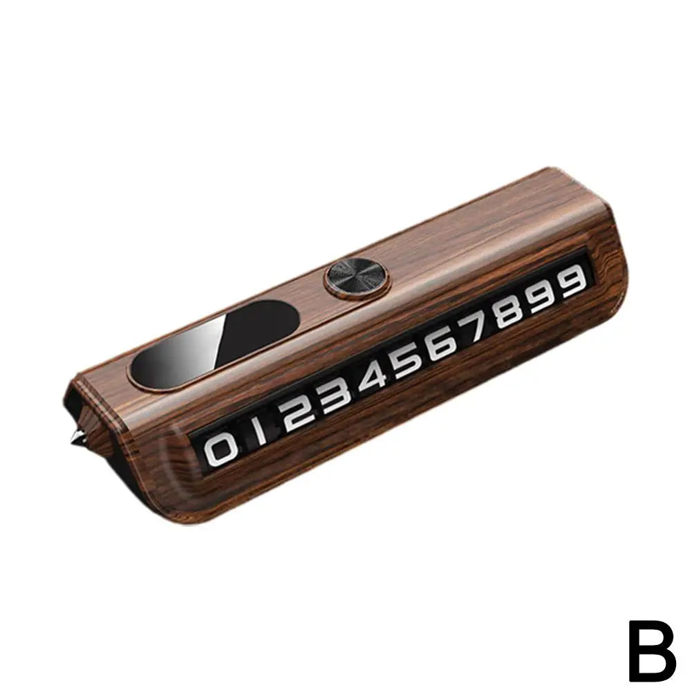 Multi-functional Car Phone Number Plate Decoration Vehicle Number Plate Temporary Parking Number Plate Car Accessories