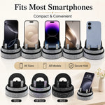 Rhinestone Car Phone Holder Universal Air Vent Mobile Phone Stand Mount Auto Interior, C detail view