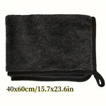 2pc Absorbent Microfiber Cleaning Cloth | Soft, Durable & Quick-Dry Towel for Cars, Home detail view